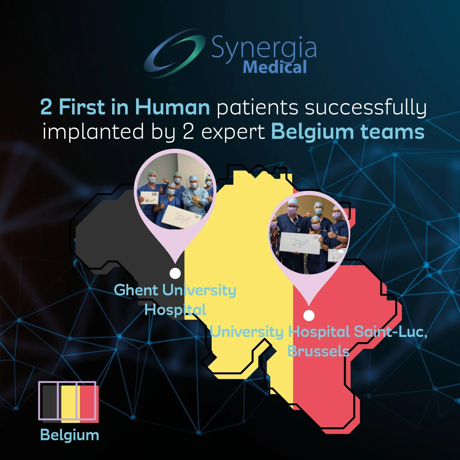 First implantations of the NAO.VNS system by Synergia Medical
