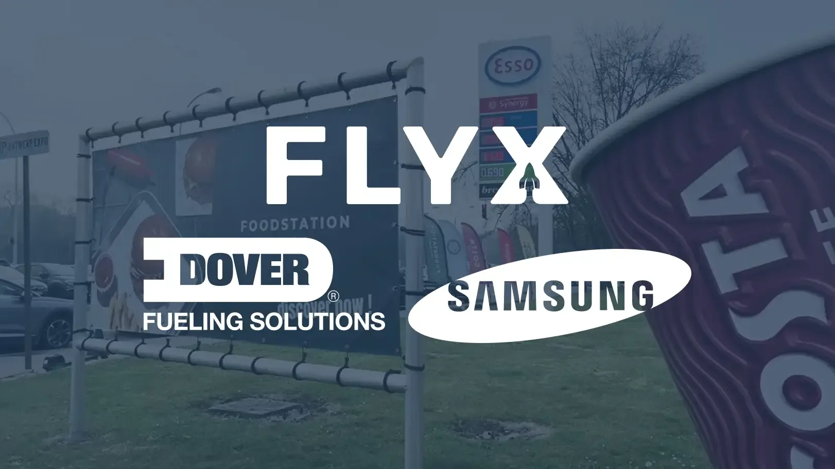 Ordering kiosk developed by Dover Fueling Solutions, FLYX.cloud, TSG Group and Samsung Electronics